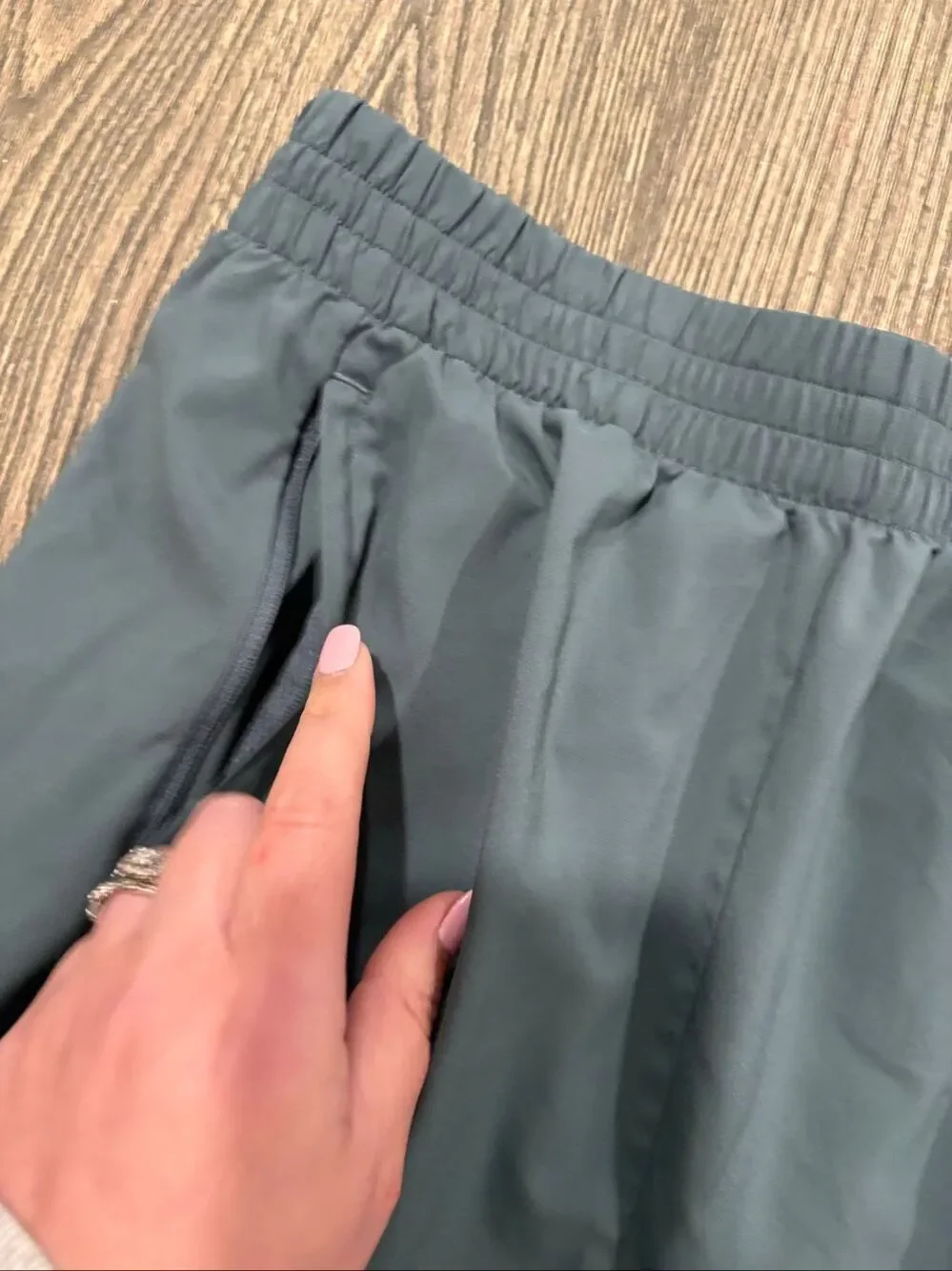 Gymshark Men's Performance Athletic Sport Shorts Titanium Blue Size Small